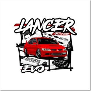 Lancer EVO 8, JDM Posters and Art